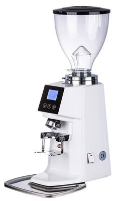 دستگاه آسیاب قهوه با صفحه لمسی 370W سیاه / سفید آسیاب دانه های الکتریکی 10-15kg / h سرعت آسیاب